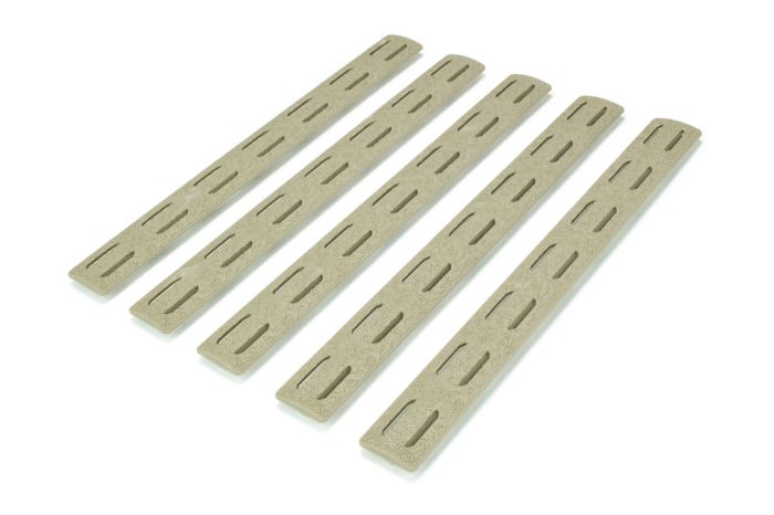 Накладка захисна BCM MCMR Rail Cover Kit 5.5" на цівку M-Lok 5 шт/уп Flat Dark Earth