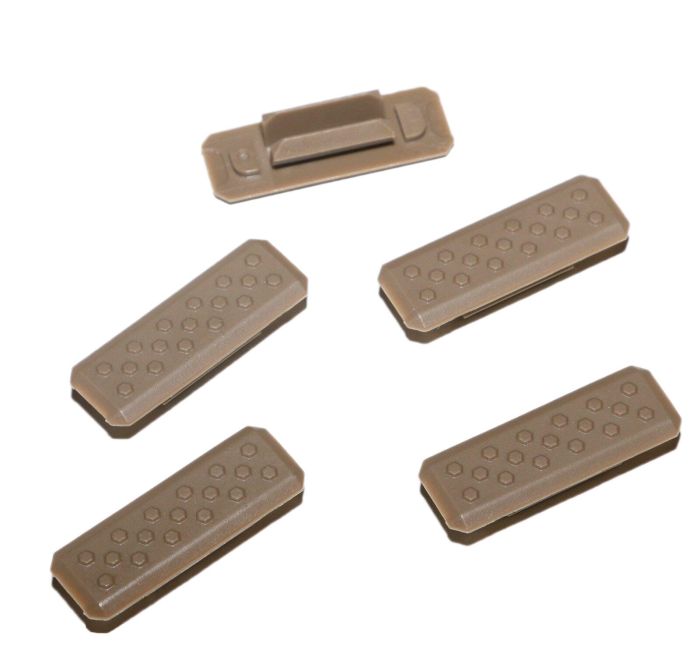 Накладки на цівку Strike industries M-LOK-Cover-V1 FDE 5 шт