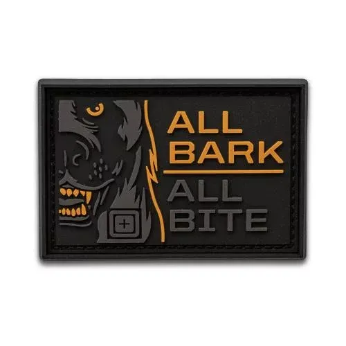 Нашивка 5.11 Tactical All Bark Zoom Patch 92382-019