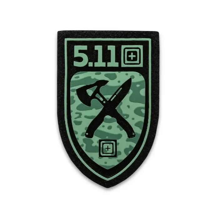 Нашивка 5.11 Tactical Crossed Blade Axe Patch 92095-194