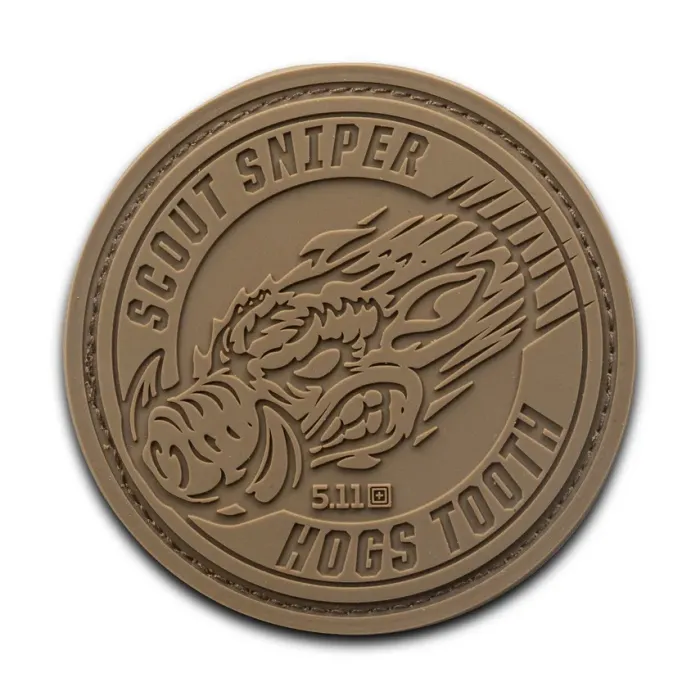 Нашивка 5.11 Tactical Hogs Tooth Desert Patch