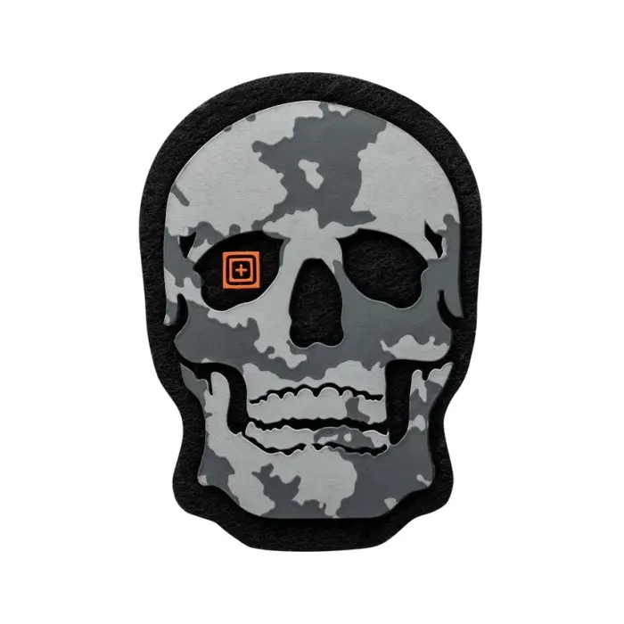 Нашивка 5.11 Tactical Painted Skull Patch 92183-029