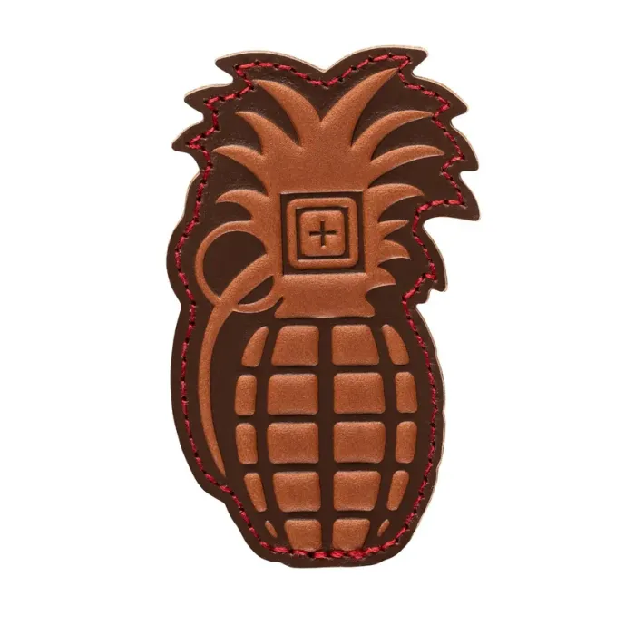 Нашивка 5.11 Tactical Pineapple Grenade Leather Patch 82084-108