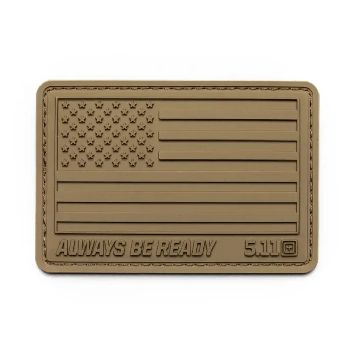 Нашивка 5.11 Tactical USA Flag Desert Patch