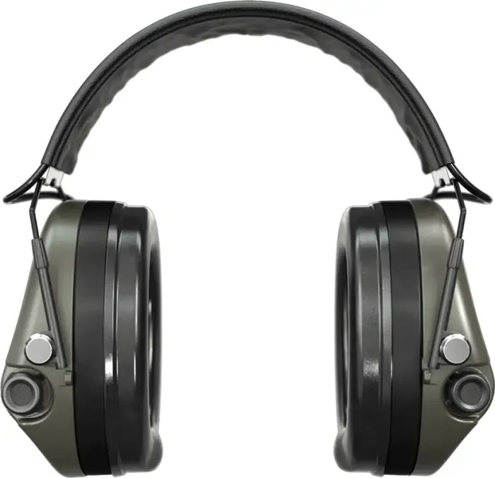 Навушники активні Sordin Supreme Pro X SFA зі шкіряним наголів’ям Green 74502-06-S