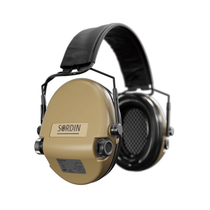 Навушники Sordin Supreme Mil AUX Slim HB Sand 74308-05-S