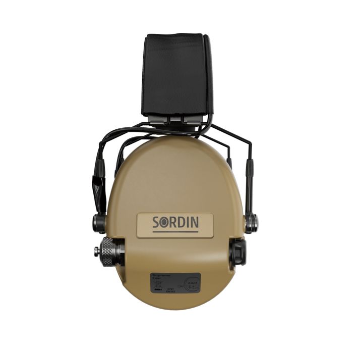 Навушники Sordin Supreme Mil AUX Slim HB Sand 74308-05-S