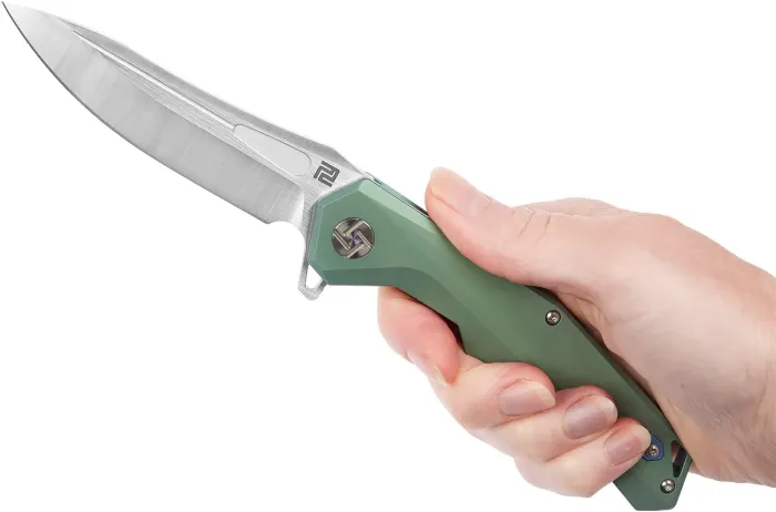 Ніж Artisan Zumwalt S35VN Titanium Mint Green