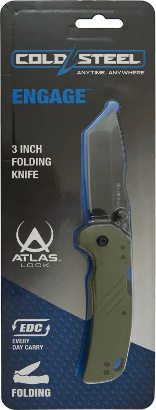 Ніж Cold Steel Engage 3" Tanto Point FDE FL-30DPLT-BFZ