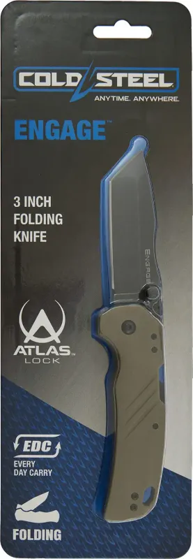 Ніж Cold Steel Engage 3" Tanto Point OD Green FL-30DPLT-BGZ