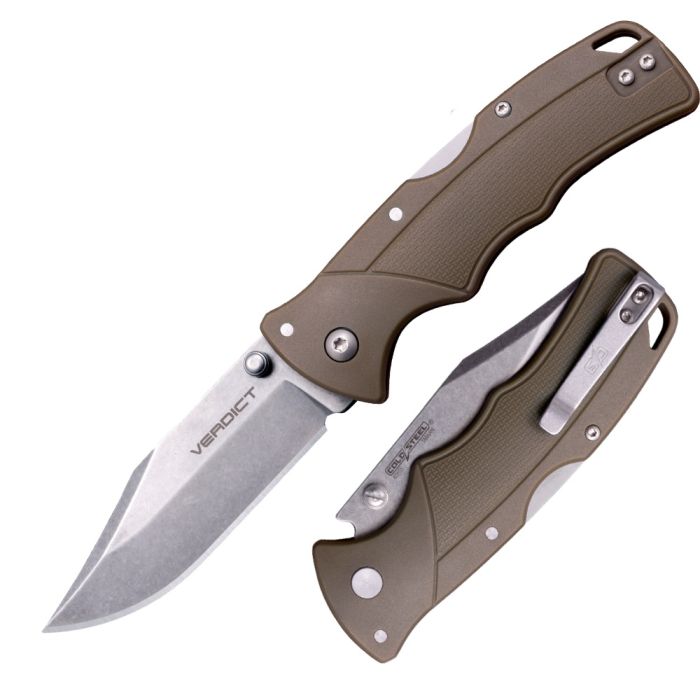 Ніж Cold Steel Verdict CP FDE FL-C3CPSSFDEZ (блістер)