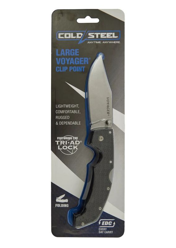 Ніж Cold Steel Voyager Large Clip Point 29ACZ (блістер)