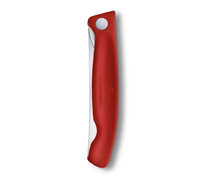 Ніж кухонний Victorinox Swiss Classic Foldable Paring 6.7831.FB, серейтор, червоний