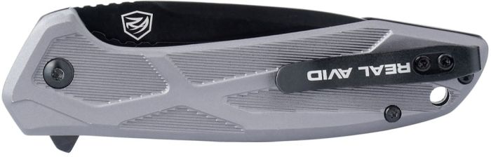 Ніж Real Avid RAV-2 Black Oxide Aluminum Gray