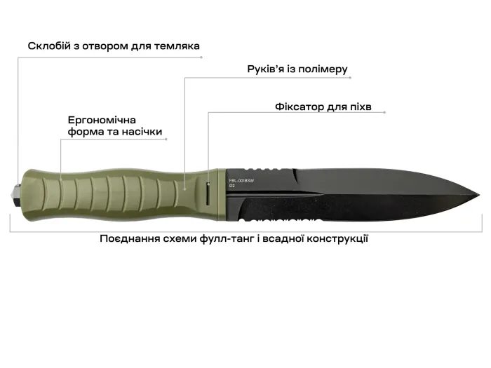 Ніж Skif Knives Neptune BSW Olive