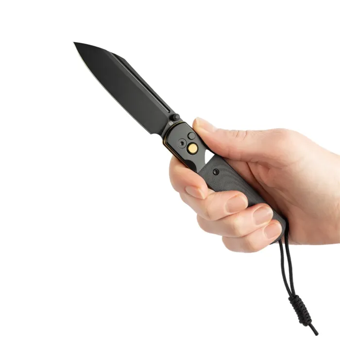 Ніж складаний Artisan Holm AR-RPM9 Black PVD Black Blade - G10 Inlay Gold (1875P-BK)