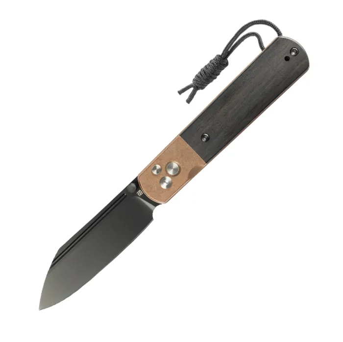 Ніж складаний Artisan Holm AR-RPM9 Rose Gold Blade Black PVD - Ebony Inlay (1875P-BRG)
