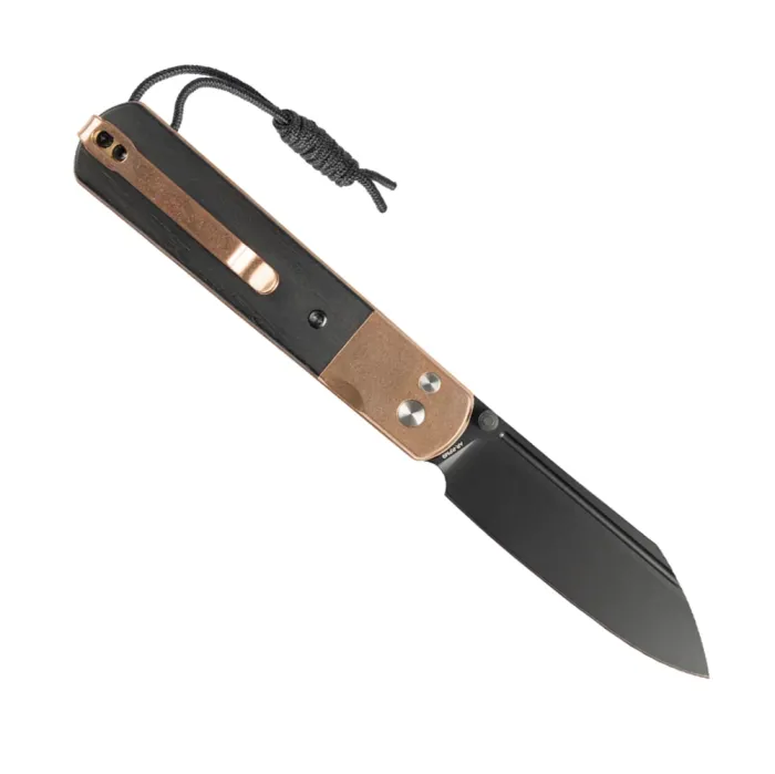 Ніж складаний Artisan Holm AR-RPM9 Rose Gold Blade Black PVD - Ebony Inlay (1875P-BRG)