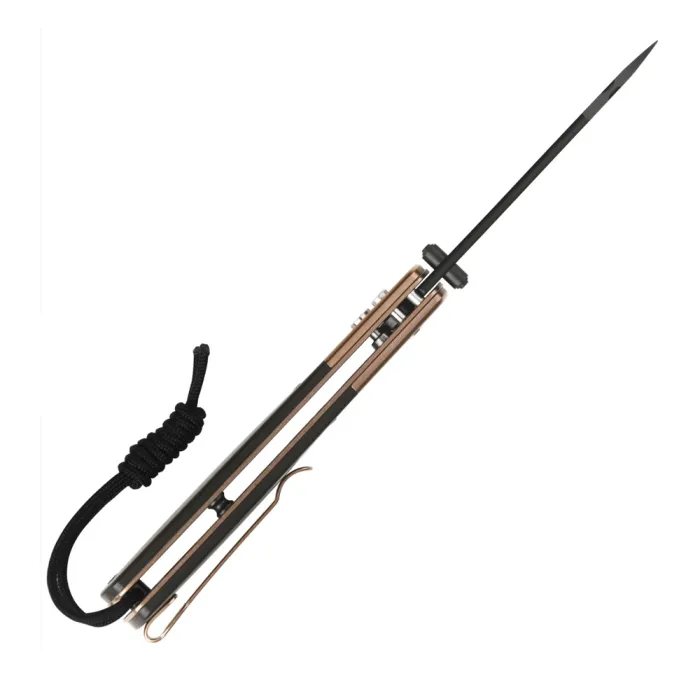 Ніж складаний Artisan Holm AR-RPM9 Rose Gold Blade Black PVD - Ebony Inlay (1875P-BRG)