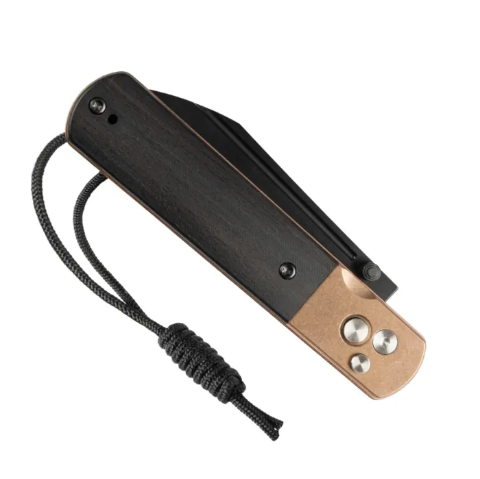 Ніж складаний Artisan Holm AR-RPM9 Rose Gold Blade Black PVD - Ebony Inlay (1875P-BRG)
