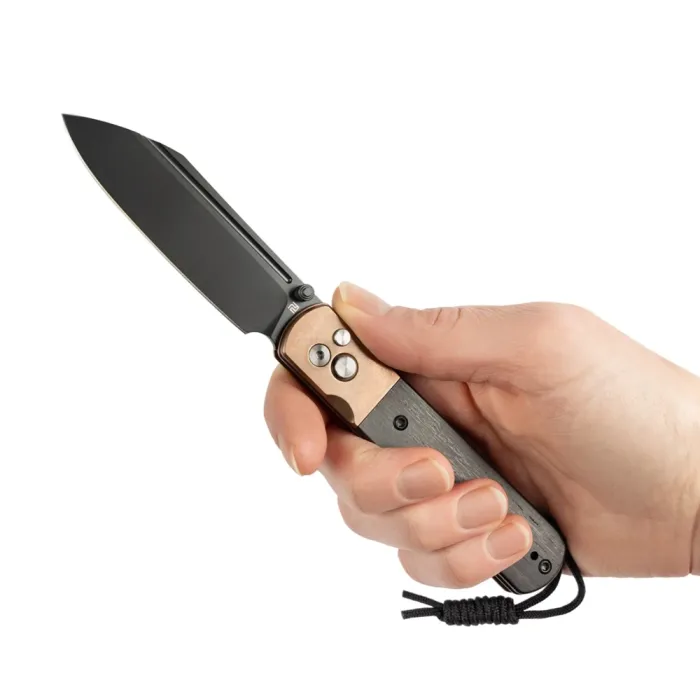 Ніж складаний Artisan Holm AR-RPM9 Rose Gold Blade Black PVD - Ebony Inlay (1875P-BRG)
