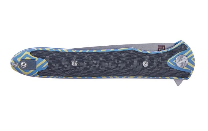 Ніж складаний Artisan Shark Titanium Blue