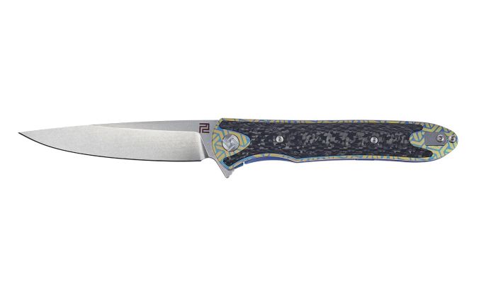 Ніж складаний Artisan Shark Titanium Green