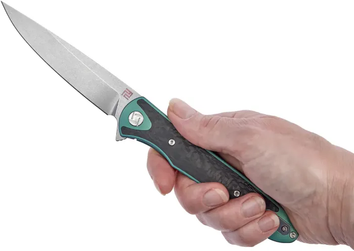 Ніж складаний Artisan Shark Titanium Mint Green