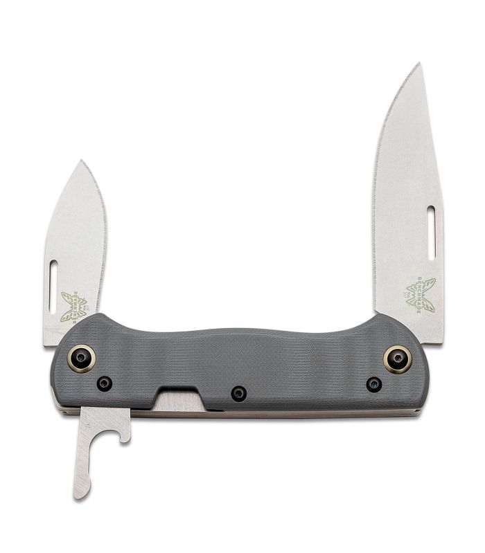 Ніж складаний Benchmade Weekender 2 клинка 317 (колір - сірий)