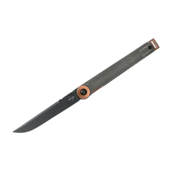 Ніж складаний Boker Plus Kaizen Green Canvas Micarta (01BO391)