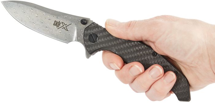 Ніж складаний Skif Adventure X LE Damascus CF
