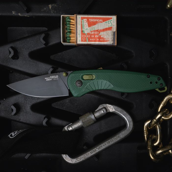 Ніж складаний SOG Aegis AT DP Forest green