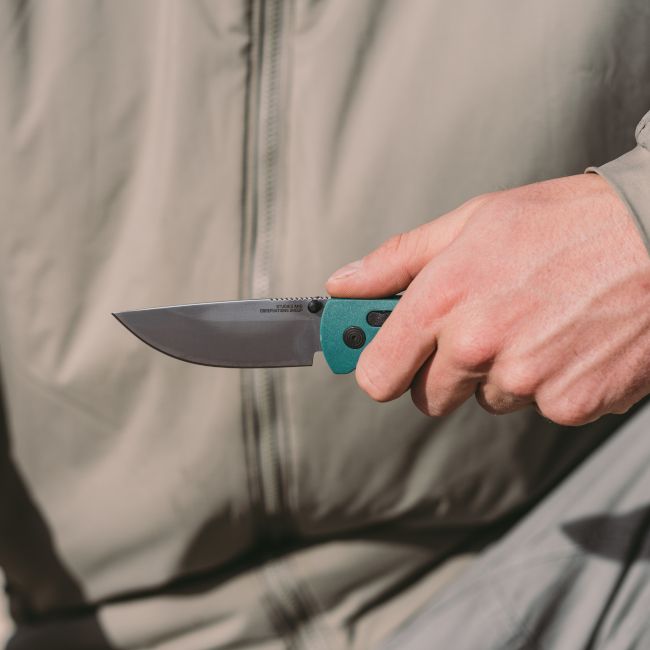 Ніж складаний SOG Flash AT Petrol Green