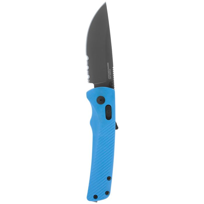 Ніж складаний SOG Flash AT Serrated Civic Cyan