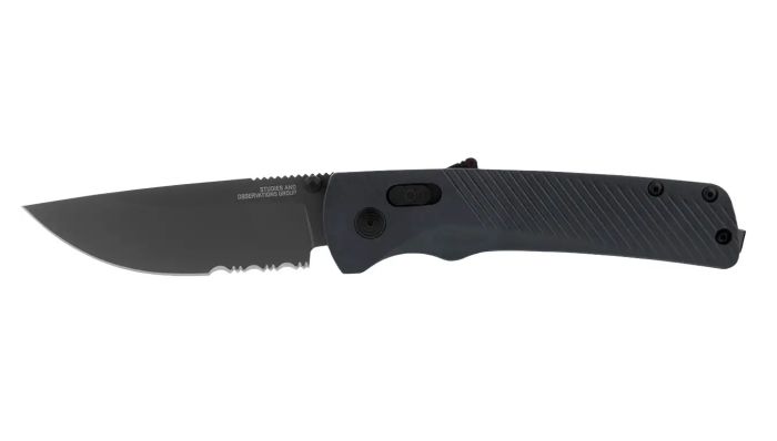 Ніж складаний SOG Flash AT Urban Half Serrated Gray