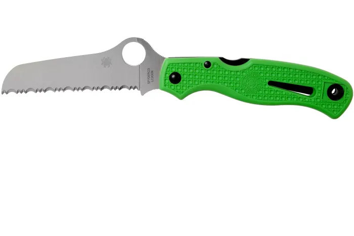 Ніж складаний Spyderco Atlantic Salt LC200N Green Serrated C89FSGR