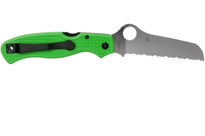 Ніж складаний Spyderco Atlantic Salt LC200N Green Serrated C89FSGR