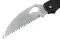 Ніж складаний Spyderco Byrd Cara Cara 2 Wharncliffe Serrated Black (BY03SBKWC2)