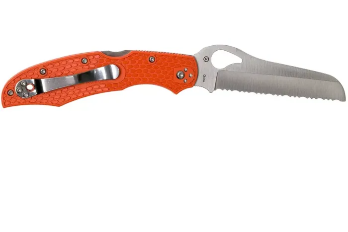 Ніж складаний Spyderco Byrd Cara Cara Rescue 2 Orange (BY17SOR2)
