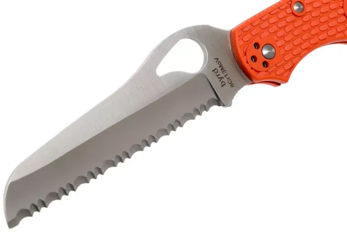 Ніж складаний Spyderco Byrd Cara Cara Rescue 2 Orange (BY17SOR2)