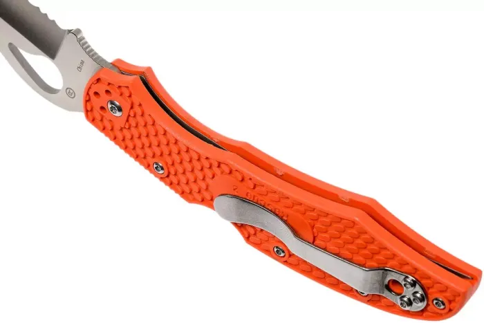 Ніж складаний Spyderco Byrd Cara Cara Rescue 2 Orange (BY17SOR2)