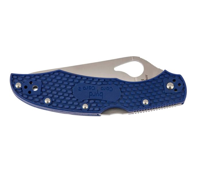 Ніж складаний Spyderco Byrd Cara Cara2 Half Serrated Blue (BY03PSBL2)