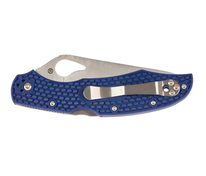 Ніж складаний Spyderco Byrd Cara Cara2 Half Serrated Blue (BY03PSBL2)