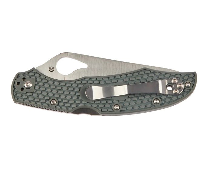 Ніж складаний Spyderco Byrd Cara Cara2 Half Serrated Gray (BY03PSGY2)