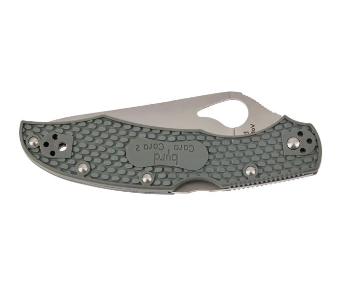 Ніж складаний Spyderco Byrd Cara Cara2 Half Serrated Gray (BY03PSGY2)
