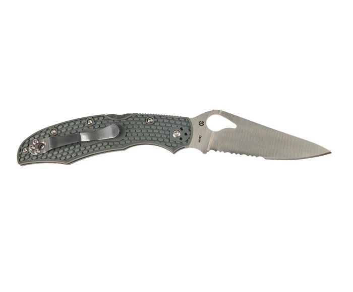 Ніж складаний Spyderco Byrd Cara Cara2 Half Serrated Gray (BY03PSGY2)