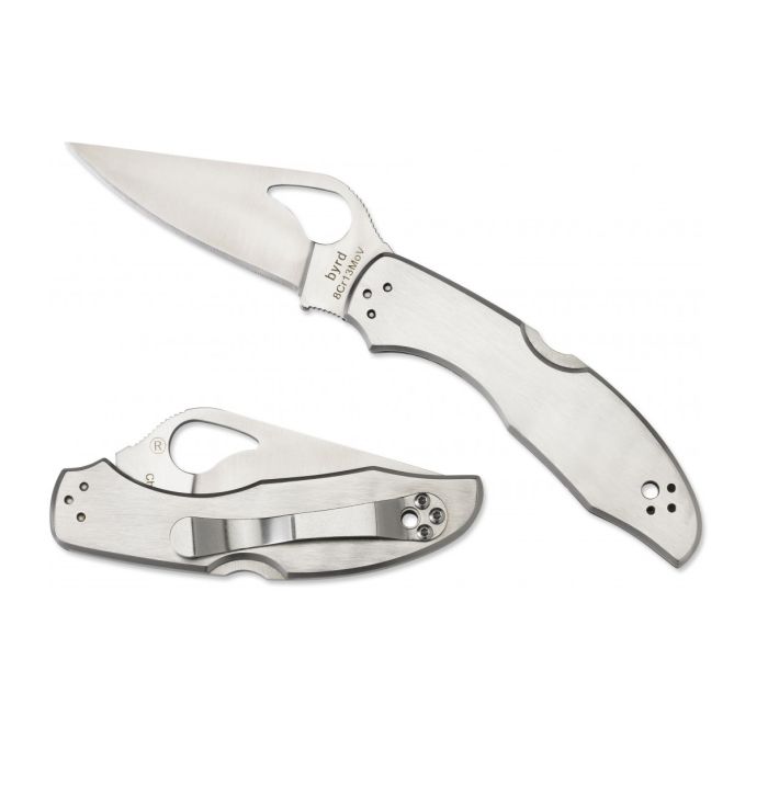 Ніж складаний Spyderco Byrd Meadowlark 2 Steel Handle (BY04P2)