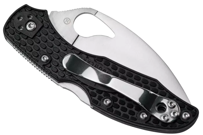 Ніж складаний Spyderco Byrd Meadowlark 2 Wharncliffe Serrated Black (BY04SBKWC2)