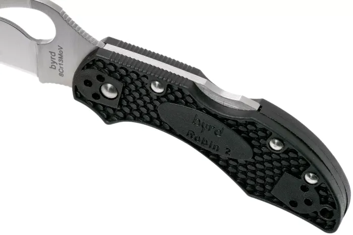 Ніж складаний Spyderco Byrd Robin 2 Black (BY10PBK2)