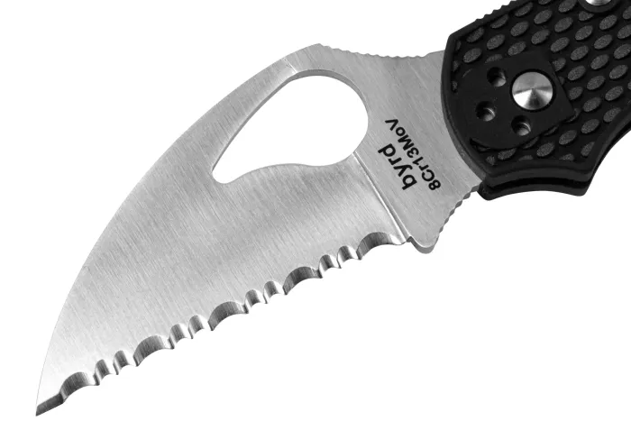 Ніж складаний Spyderco Byrd Robin 2 Wharncliffe Serrated (BY10SBKWC2)